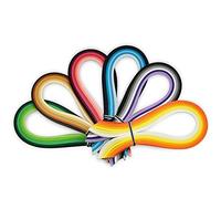 YURROAD 36 Colors 720 Strips Quilling Paper Set 1.5mm Width 39cm Length Quilling Paper Strips for Quilling Beginners Adults Kids Make Quilling Artwork DIY Gifts, Pack of 6