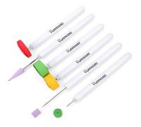YURROAD Paper Quilling Slotted Tools, 6 Multi-Size Set for 3-10mm Strips