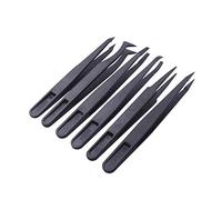 YURROAD Plastic Tweezers Set for 6PCS Hand Craft Tools DIY Quilling Tweezers Tools Scrapbooking Handwork for Kids Adults,Cardmaking Craft Tweezers Kits for Electronic Jewelry Quilling Artworks