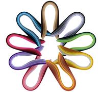 YURROAD Quilling Paper 10mm for Beginner Paper Quilling Set with 900 Strips 36 Colors 10mm x 39cm Length Quilling Paper for Adult DIY Gifts Making Quilling Flower, Pack of 9