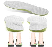 YURRUON Women Men Posture Correcting Orthotic Insoles for Flat Feet Arch Support, Overpronation Supination Correction, Plantar Fasciitis Metatarsalgia, X/O Valgus Varus Legs Shoe Insoles