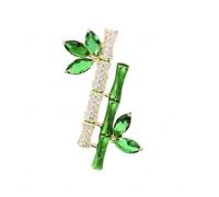 YURSHJAM Blossom Fortune Chinese Style Brooch - Freshwater Pearl, Peony & Red-Crowned Crane Design - Elegant Accessory for Han Dynasty Clothing, One Size, Brass, cubic zirconia
