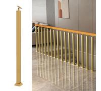 yurstcggh Gold Stair Baluster,Balusters for Stairs,Prevent Falling,Stair Remodeling,for Corridor,Indoor Staircase,Patio and Porch Height-95cm/37.4in
