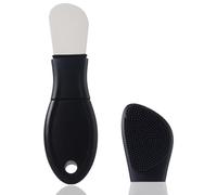 YUSAGO Blackhead Remover Tool,2 in 1 Blackhead Scraper & Silicone Face Scrubber,Pore Scrubber for Face and Nose,for Exfoliating, Massaging, Remove Blackheads,Acne,Makeup Skincare Removal.(Black)