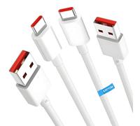 YuSailng 2 m 2 Pack 120W Turbo Charging USB Type C Charger Cable for Xiaomi | 15 Ultra 14 13 Lite/13/13 Pro/12T 12X/11T 10T,Redmi Note 11 Pro+ 5G/11 Pro/10 Pro 11S Poco F4/X4 Pro 5G/X4 GT/X5 Pro/F3 X3 M5