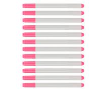 Yusat 12 Pcs Water Soluble Pens Fabric Markers Water Erasable Markers for Sewing Embroidery with Based Ink Long Lasting Color (pink fade pen)