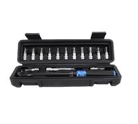 Yusat 15pcs Bicycle Torque Wrench Set Reversible Ratchet Bike Maintenance Tool 2-24Nm with Lightweight Ergonomic Design for Small Vehicles, Bicycles, Automobiles and Large