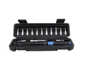 Yusat 15pcs Bicycle Torque Wrench Set Reversible Ratchet Bike Maintenance Tool 2-24Nm with Lightweight Ergonomic Design for Small Vehicles, Bicycles, Automobiles and Large