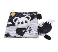 Yusat Baby Cloth Book Soft Bite Resistant Exquisite Pattern Early Education Anti-Wrinkle Cloth Book for Toddlers