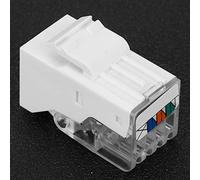 Yusat CAT3 RJ11 Module CAT3 Telephone Module RJ11 Phone Jack Single Port ABS 4 IDC Color Marked EIA TIA 568A B with 22 to 26AWG Terminal for Network Engineering