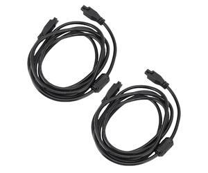 Yusat CFS Extension Cable 3D Printer Extension Cable Lead 2m 6 Pin 24AWG Copper Data Power Line 5mm Outer Sheath Magnetic Filter with Ties for K2 Plus Hi Combo