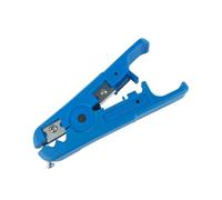 Yusat Coaxial Cable Stripper Manual Wire Stripper for Telephone Line (Blue)