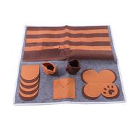 Yusat Dog Snuffle Mat Slow Feeder Nose Work Toy for Dogs Interactive Feeding Puzzle with Rugged Felt Fabric 22.64 x 22.64in for Home Training and Mental Stimulation