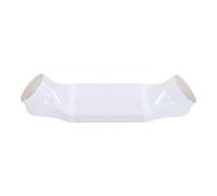 Yusat Dryer Vent Duct Transition Kit 200mm Hose ABS Beam Crosser No Drill Flat to Round Duct Adapter for Ventilation System with Space Saving Flexible Design and Reduced Air Resis