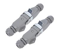 Yusat Industrial 5P Connector, IP68 Surface Mount Plug | Cast Aluminum Housing, Gold Plated Copper Contacts, 10A Current ≤1mΩ Resistance, -40℃ to 125℃, for Servers, Solar, Machinery