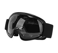 Yusat Kids Dirt Goggles Impact Resistance UV Motorcycle Goggles for Outdoor Cycling Ski ATV Off Road Racing (Black)
