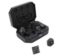 Yusat LED Dice Set Light Up Automatically When Launched with Clear Numbers for 20 Seconds with Charging Box for Role Playing and Playing Games