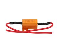 Yusat Load Resistor LED Decoder Resistor Error Free 35W 12Ohm 2 Sets Compact Size Accurate Decoding with 4pcs Wiring Clamp for LED Turn Signals Fog Lights