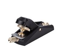 Yusat Low Angle Block Plane Low Angle Bench Plane Hand 33° Aluminum Body with Brass Fittings 28mm Wide for Woodworking Trimming Smoothing Edges