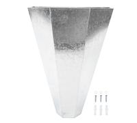 Yusat Medium Size Alloy Steel Chicken Cone for Holding Poultry That Kill Up to 8 Pounds, Flat Back, Easy to Wash