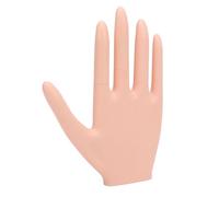 Yusat Practice Hand with Nail Tips, Nail Trainning Practice Hand Detachable Finger Nail Display Hand Model for DIY Salon Manicure Practice