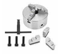 Yusat Sanou K11-130 Self-Centering Lathe Chuck with 3 Jaws, Diameter 130 mm