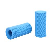 Yusat Silicone Dumbbell Grips 2PCS Universal Barbell Grip with Rhombic Pattern for Weightlifting Gym Training Forearm Strength