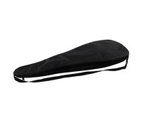 Yusat Squash Racquet Bag Padded Cover 1680D Oxford Cloth 5mm Shockproof Cotton Scratch Resistant with Adjustable Shoulder Strap for Unisex Racket Carrying (Black)