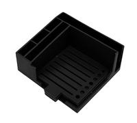 Yusat Sticky Note Stencil Set 5 Templates ABS Sticky Note Holder with Pen Holder for School Home Office Task Management (Black)