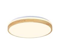 YUSDATC Bedroom Ceiling Lamp Full Spectrum Retro Solid Wood Living Room Ceiling Lamp Eye Protection Study Ceiling Lamp Three Color Light Changing Ceiling Lamp