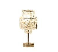 YUSDATC Light Luxury Crystal Table Lamp Creative Bedroom Bedside Lamp Wedding Romantic Warm Table Lamp Minimalist Ceiling Lamp USB Stepless Dimming Table Lamp