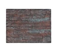 YuShaTra 3D rium Background Wall, Fish Background with Vivid Fine Crafted, like Rock and Mountain Curves for Tropical or Desert oam l to Cut for Reptiles (D)