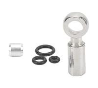 YuShaTra Bike Olive Head Stainless Steel Hose Fittings Kit, Bike Brake Disc Replacement Parts, High Precision Hydraulic Brake Tube Fittings for SRAM LEVEL RED HRD ETAP S700 S900 ELIXIR,