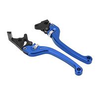 YuShaTra Brake Clutch Levers Handle, High Sensitivity CNC Aluminum Alloy Motorcycle Accessories, Universal Replacement for Motorcycle Brake and Clutch Lever, Fashionable Design with Easy in (Blue)