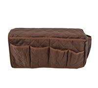 YuShaTra C te Holder, Sofa Armrest s, with Multiple s, Recliner Access for Li Room, Made of Pongee Quilted Cotton (Coffee)