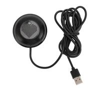 YuShaTra Conference Microphone, USB Noise Reduction Omnidirectional Conference Mic, 360° Voice Pickup with Active Noise Reduction Chip, Slim Design for Phone Computer Video Live Streaming