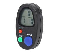 YuShaTra Golf Electronic Handheld Counter, Digital Display Number Clicker, Portable Finger Counter with Adjustable Snap Button, Lightweight ABS Material for Sports Scores, Training
