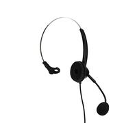 YuShaTra H360 RJ9 Telephone Headset, Call Center Headset with Noise Canceling Mic, Monaural Headphones for Customer Service Telemarketing, Lightweight ABS Material with RJ9 Plug