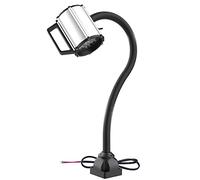 YushenFu 110-220/24v LED Gooseneck Work Lamp, 360° Adjustable Equipment Lighting Lamp Explosion-proof Machine Tools Light, Waterproof Table Lamp For Machine Tools, Lathe(Size:5W 24V,Color:Base A)