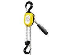 YushenFu Lever Chain Hoists With G80 Chain And Alloy Steel Hooks,Mini Chain Hoist 1/4 Ton, Manual Chain Fall For Garages, Warehouses, And Automotive Tasks(Size:3M/9.8FT)