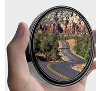 yusheng 2PCS small Blind Spot Mirror,3-inch Round HD Glass Convex Rear View Mirror,Strong Adhesive Mirror for Car, Van, SUV and Trucks (3"(75mm), Black frame)