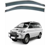 YUSHENGSRSAN 2 Pcs Car Window Deflectors For Mitsubishi For Delica Mk4 1994-2007, Side Window Ventilated Visors Rain Deflector Car Window Rain Guards