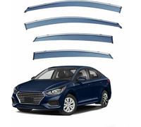 YUSHENGSRSAN 4 Pcs Car Window Deflectors For Hyundai For Accent Sedan Mk5-Hc 2017 2018 2019 2020 2021 2022, Side Window Ventilated Visors Rain Deflector Car Window Rain Guards