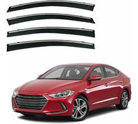 YUSHENGSRSAN 4 Pcs Car Window Deflectors For Hyundai For Elantra For Avante Ad 2016, Side Window Ventilated Visors Rain Deflector Car Window Rain Guards