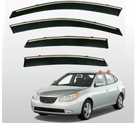 YUSHENGSRSAN 4 Pcs Car Window Deflectors For Hyundai For Elantra For Avante Ev Mk4-Hd 2008-2016, Side Window Ventilated Visors Rain Deflector Car Window Rain Guards