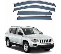 YUSHENGSRSAN 4 PCS Car Window Deflectors for Jeep for Compass 2007-2016, Car Window Visors Rain Guards Side Window Deflector Visors