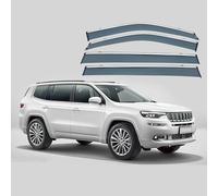 YUSHENGSRSAN 4 Pcs Car Window Deflectors For Jeep For Grand Commander For Commander Mk1 2018 2019 2020 2021 2022 2023, Side Window Ventilated Visors Rain Deflector Car Window Rain Guards