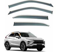 YUSHENGSRSAN 4 Pcs Car Window Deflectors For Mitsubishi For Eclipse For Cross Mk1-Gk/Gl/Ya 2018 2019 2020 2021 2022 2023, Side Window Ventilated Visors Rain Deflector Car Window Rain Guards
