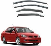 YUSHENGSRSAN 4 Pcs Car Window Deflectors For Mitsubishi For Lancer Mk8 2000-2006, Side Window Ventilated Visors Rain Deflector Car Window Rain Guards