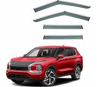 YUSHENGSRSAN 4 Pcs Car Window Deflectors For Mitsubishi For Outlander Mk4-Gm/Gn 2022 2023, Side Window Ventilated Visors Rain Deflector Car Window Rain Guards